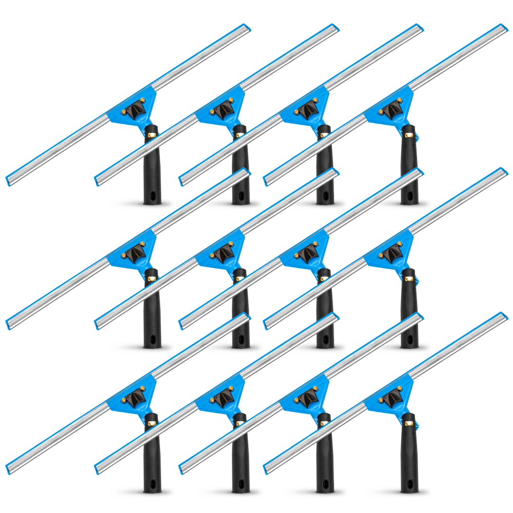 Gritt Commercial Swivel Window Squeegees With Quick Release,