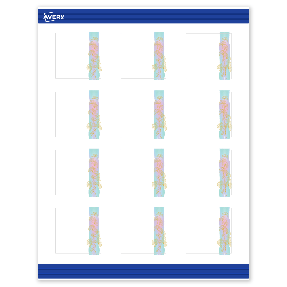 Avery® Printable Cards With Sure Feed® Technology, 2"