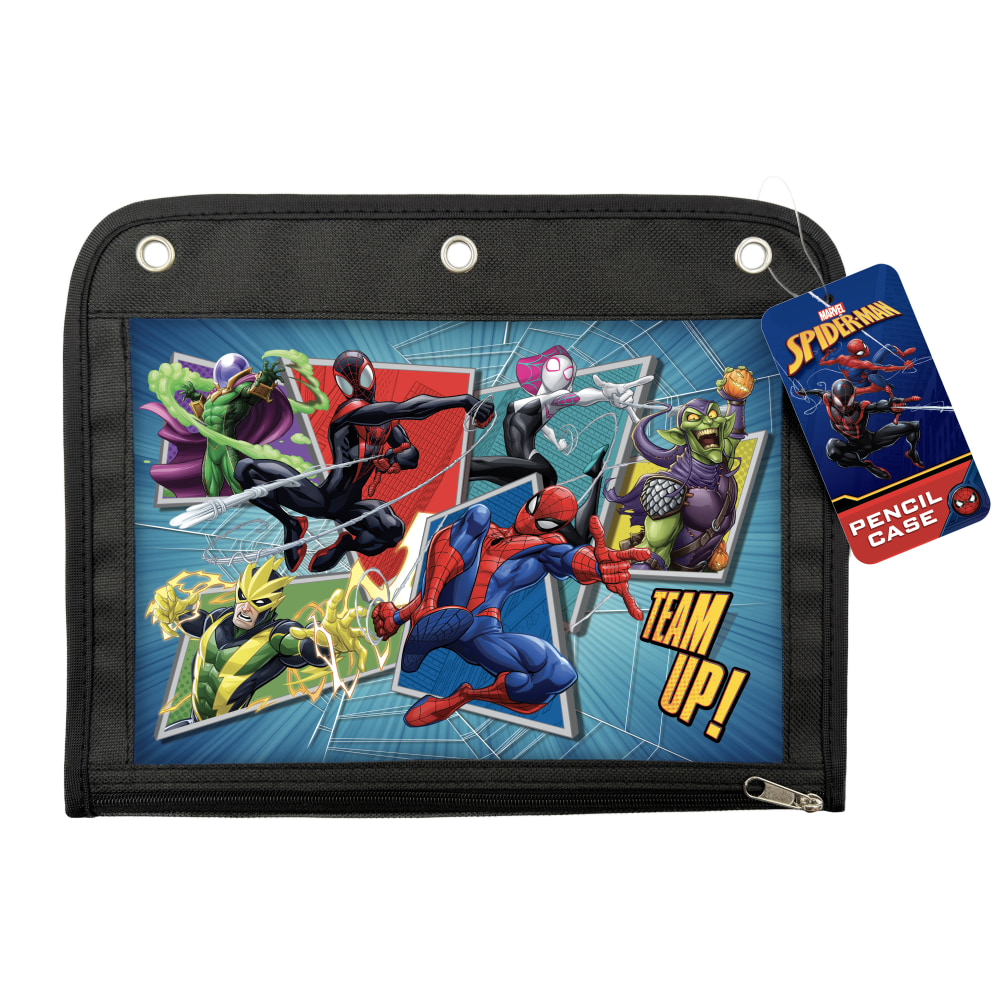 Spiderman 3-Ring Pencil Pouch, 10.5" x 8.25"