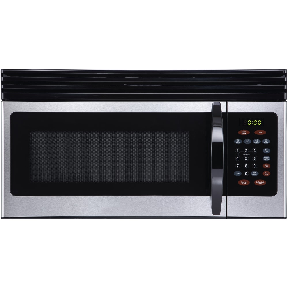Black+Decker 1.6 Cu Ft Over-The-Range Microwave, Stainless Steel