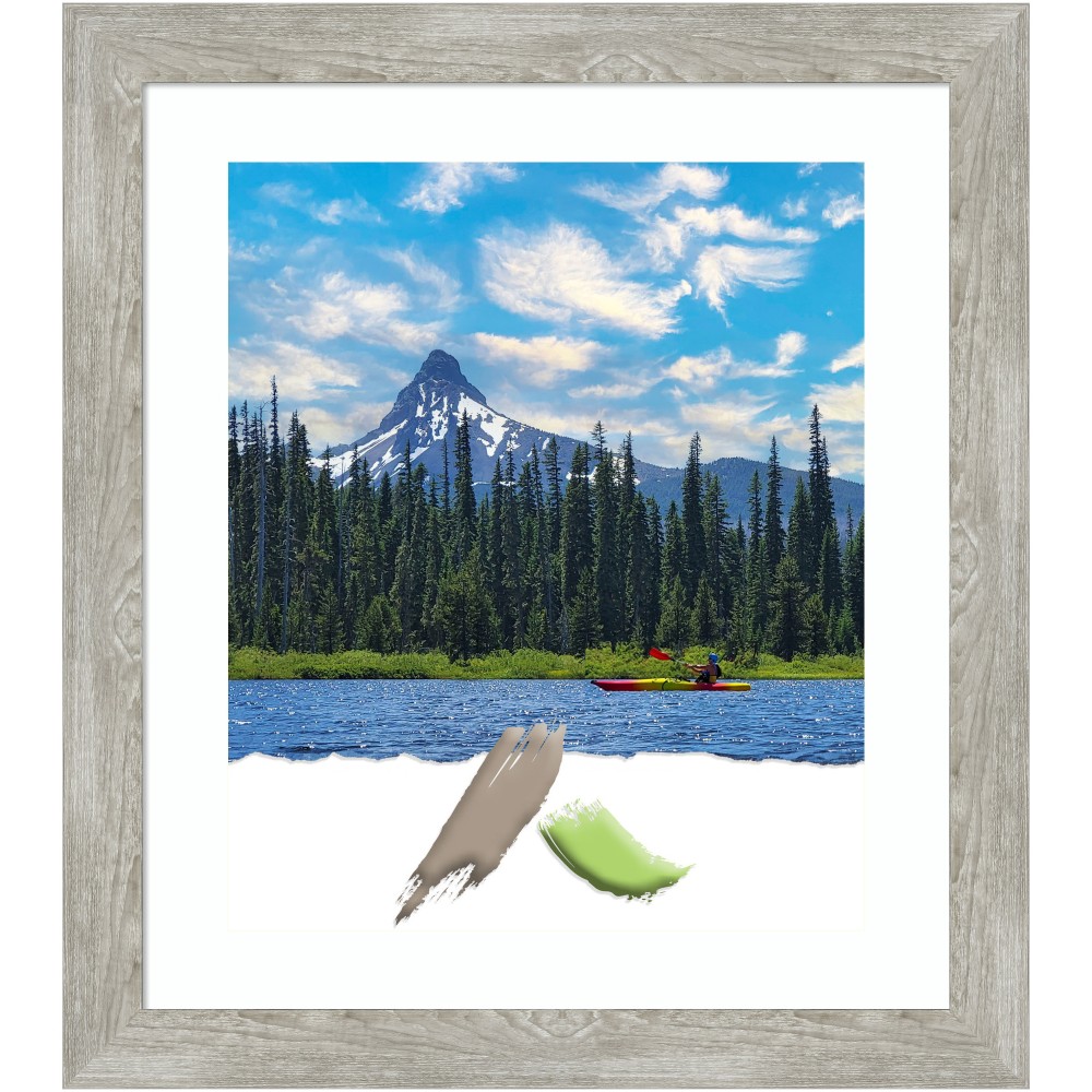 Amanti Art Rectangular Narrow Picture Frame, 24” x