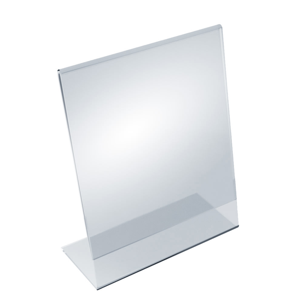 Azar Displays Acrylic L-Shaped Sign Holders, 11" x
