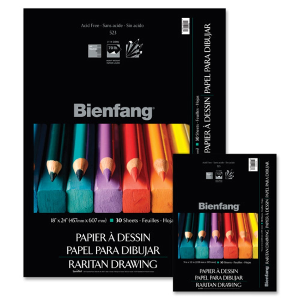Bienfang® Raritan Drawing Pad, 9" x 12", 30