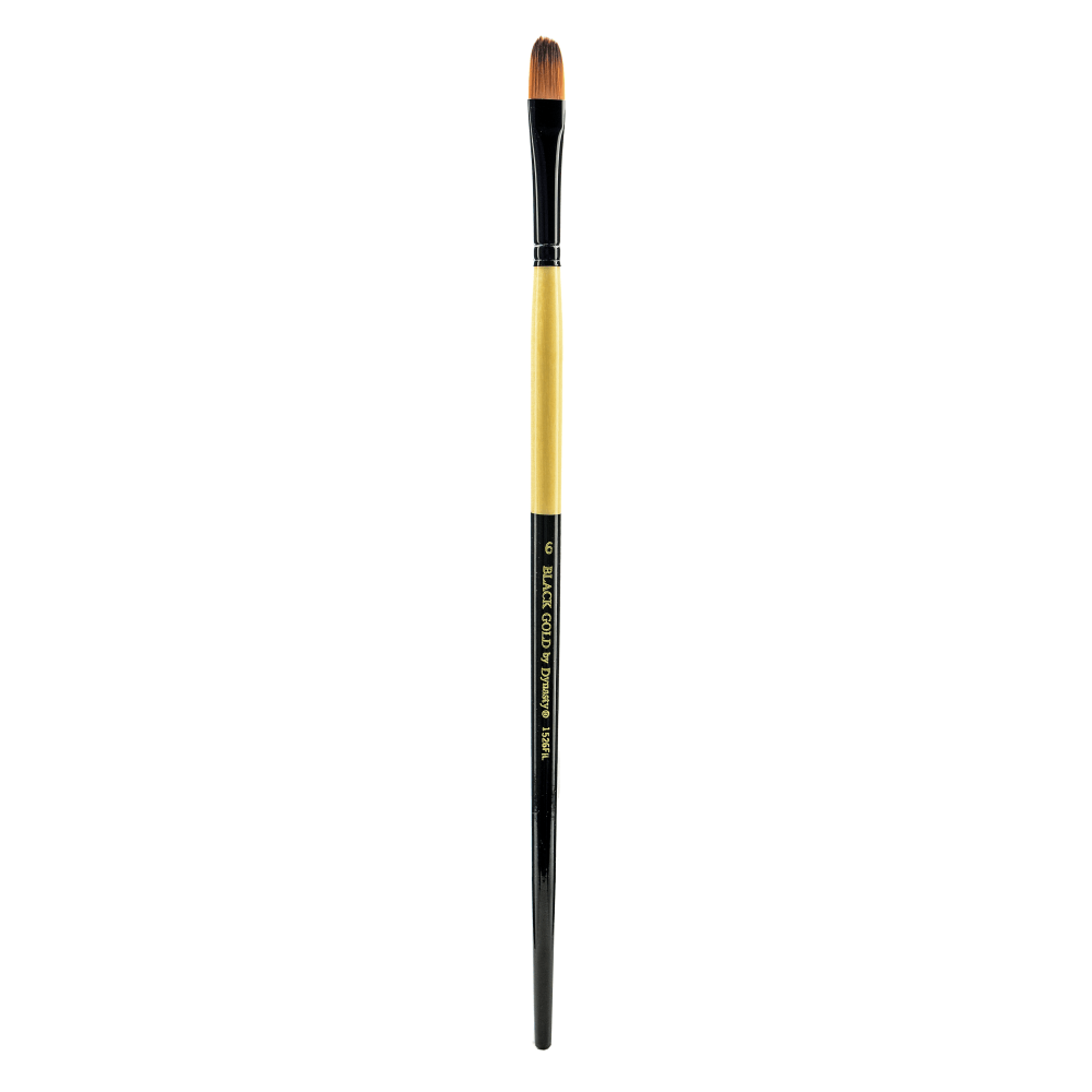 Dynasty Long-Handled Paint Brush 1526FIL, Size 6, Filbert