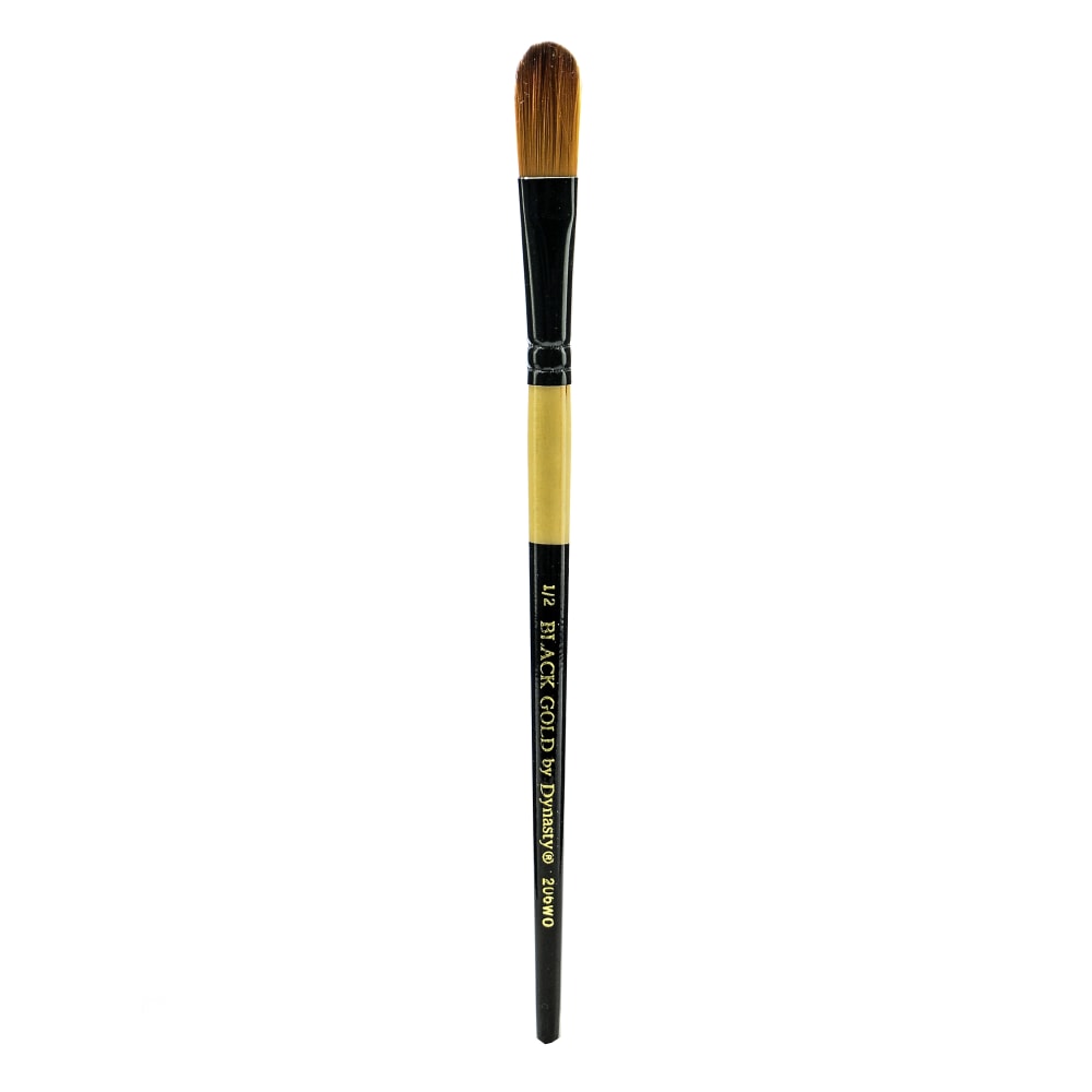 Dynasty Short-Handled Paint Brush, 1/2", Oval Wash Bristle,