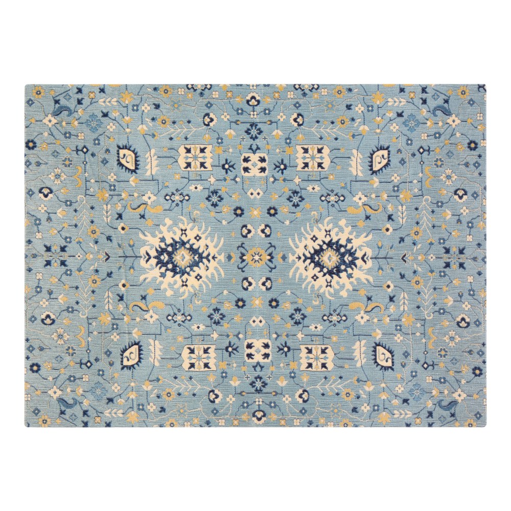 Anji Mountain Tabriz Rug’d Chair Mat, 1/4"H x