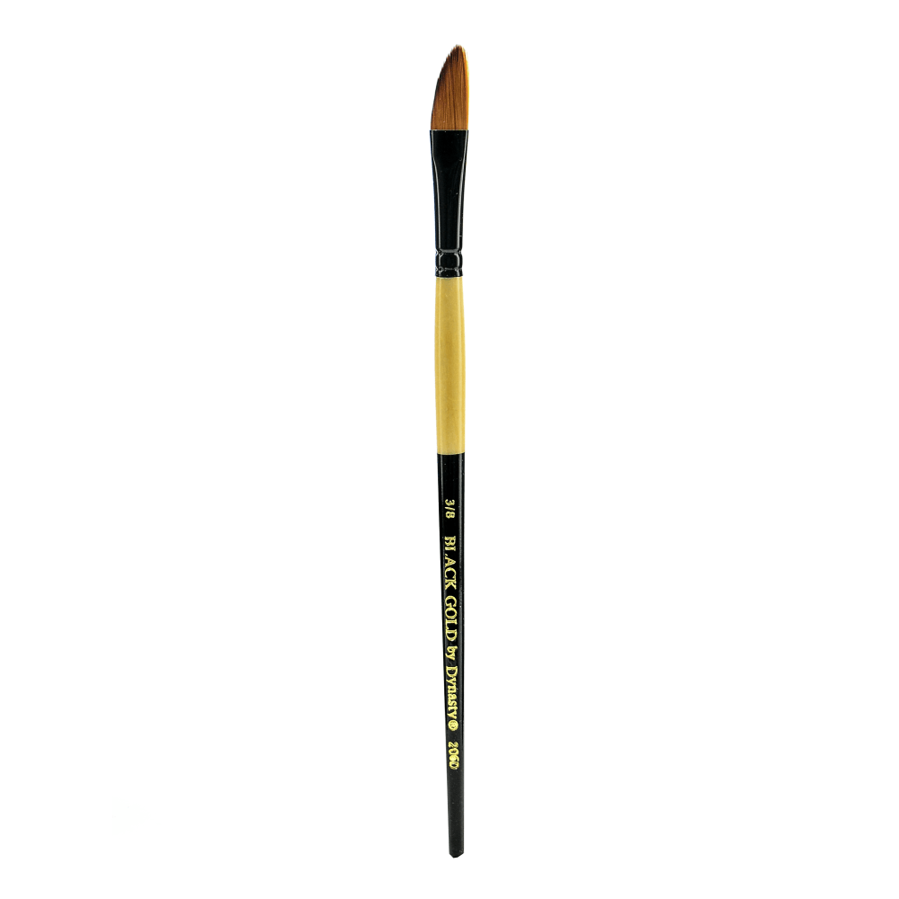 Dynasty Short-Handled Paint Brush, 3/8", Dagger Bristle,