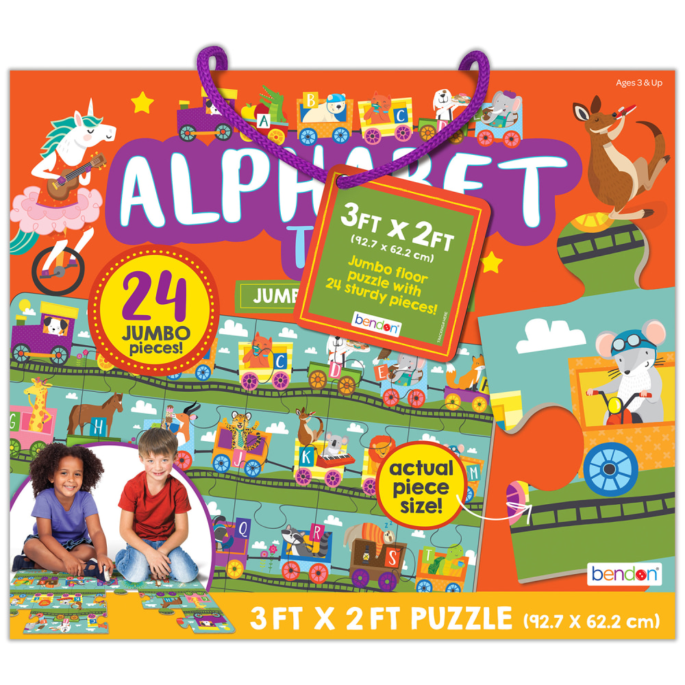 Bendon, Inc. Alphabet Jumbo Floor Puzzle, 3' x