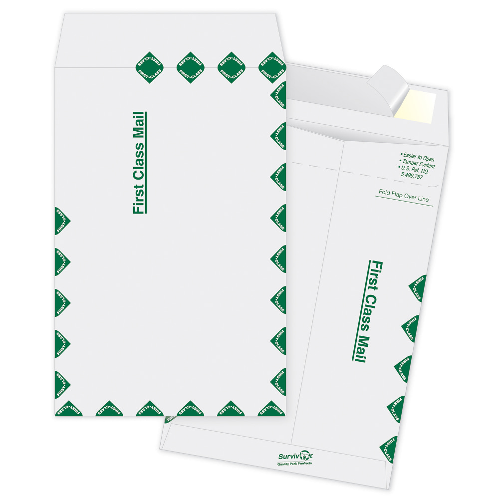Quality Park® Tyvek® Envelopes, First Class, 6" x