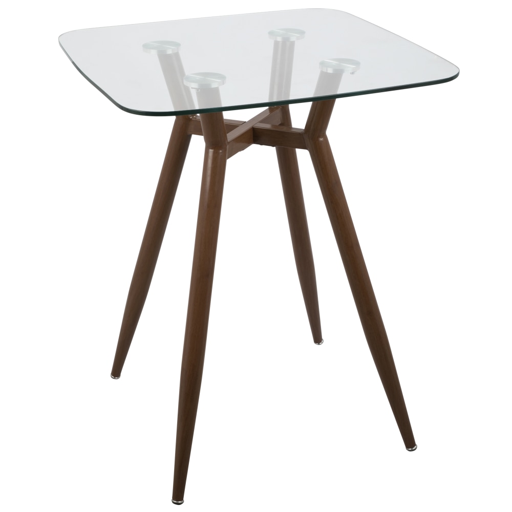 Lumisource Clara Mid-Century Modern Counter Table, Square,