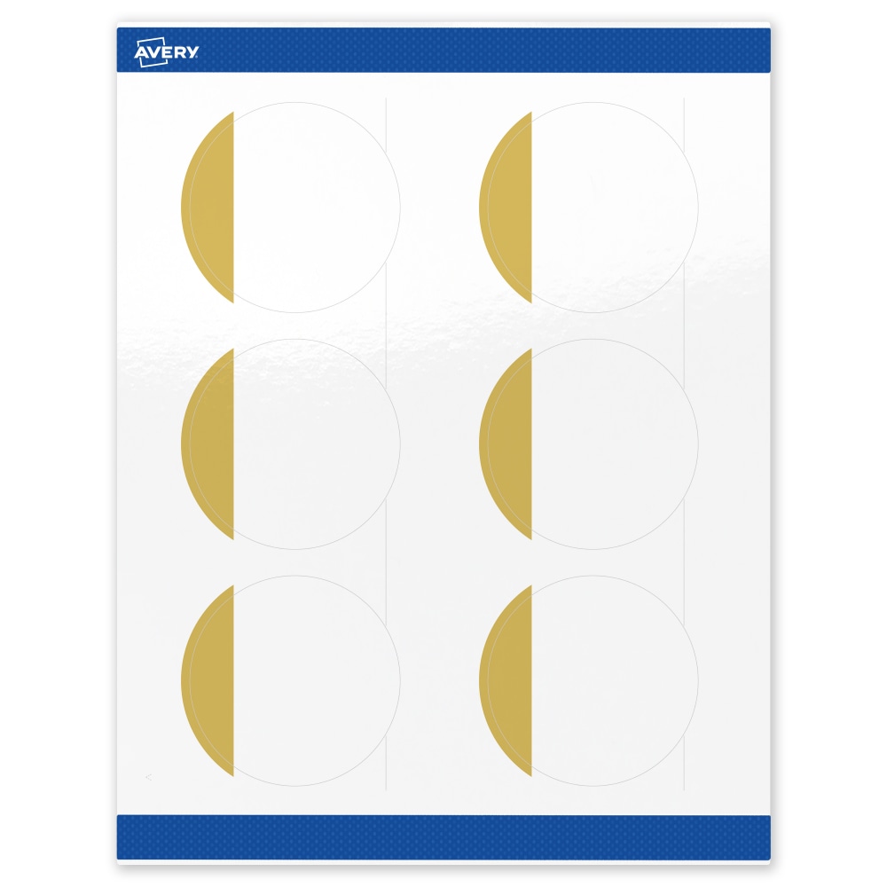 Avery® Print-To-The-Edge Labels With Sure Feed® Technology,