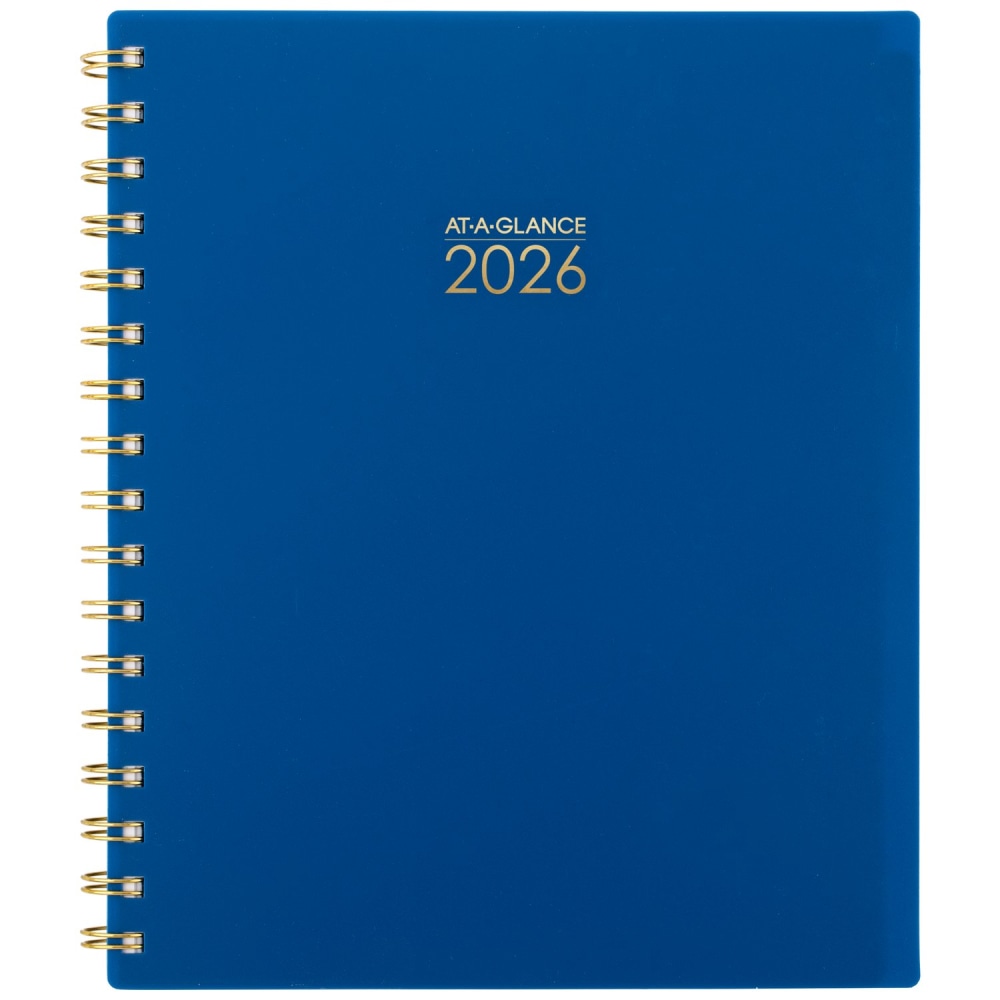 AT-A-GLANCE Harmony Weekly Monthly Planners, Medium, Indigo