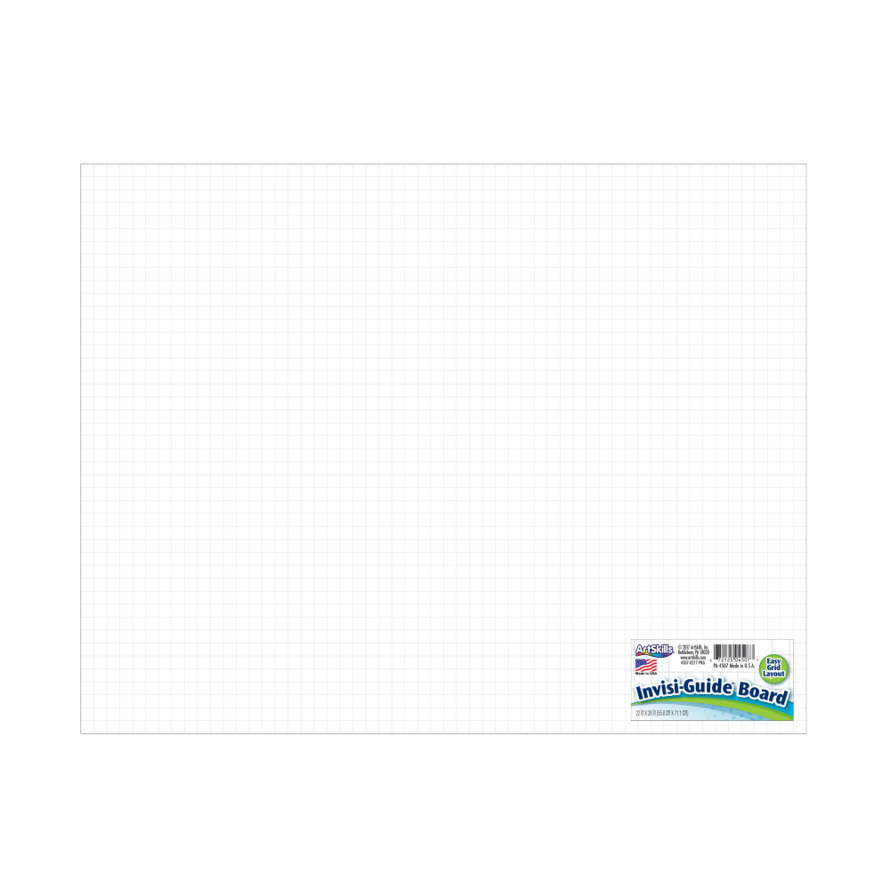 Artskills® Invisi-Guide Poster Board, 22" x 28", White