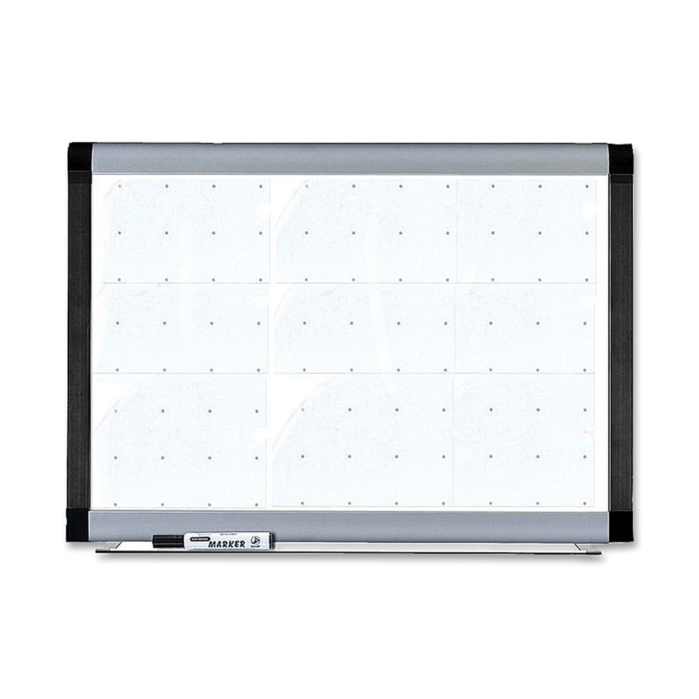 Lorell® Magnetic Unframed Dry-Erase Whiteboard With Grid Lines,
