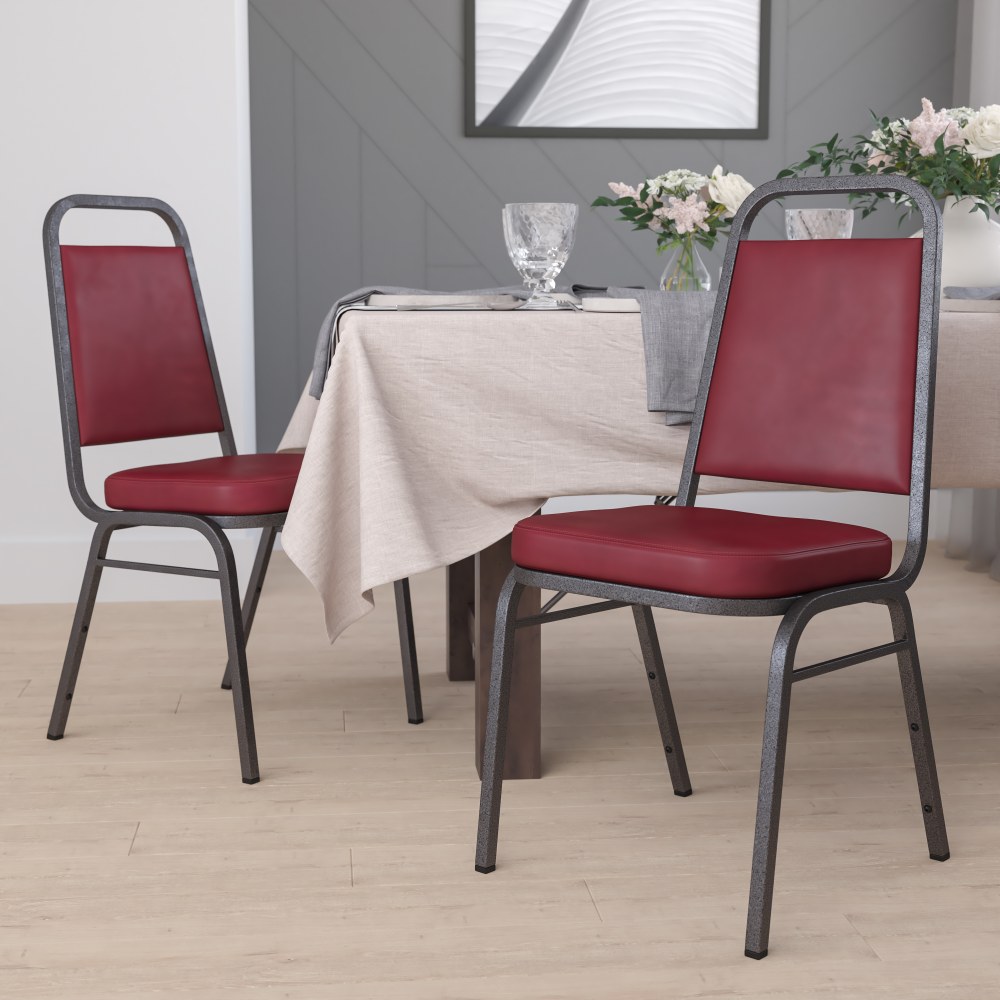Flash Furniture HERCULES Series Trapezoidal Back Stacking Banquet