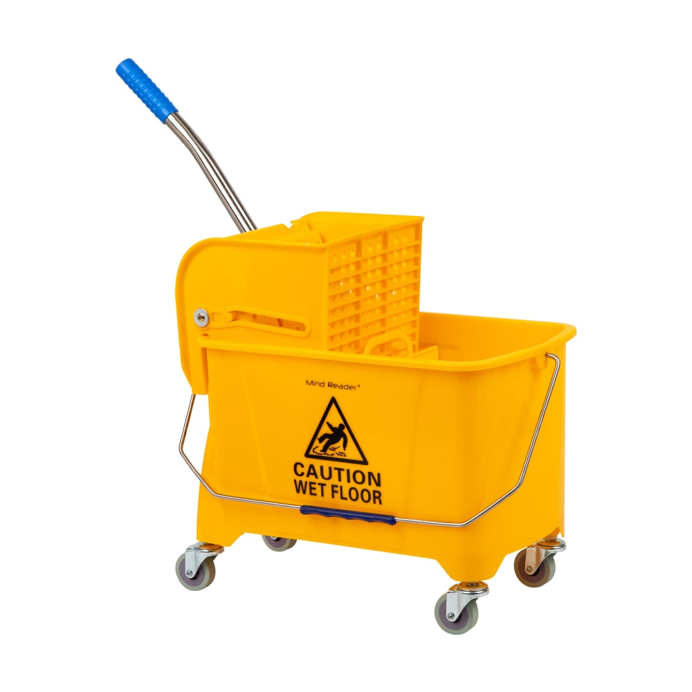 Mind Reader Mobile Heavy-Duty Mop Bucket With Upward