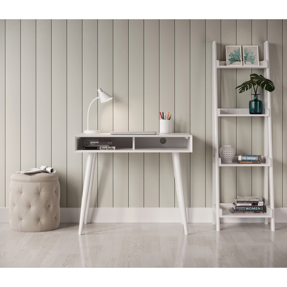 Realspace® Lanzi 35”W Student Computer Desk, White