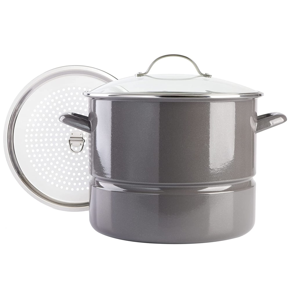 Kenmore 16-Quart Enamel On Steel Stock Pot With