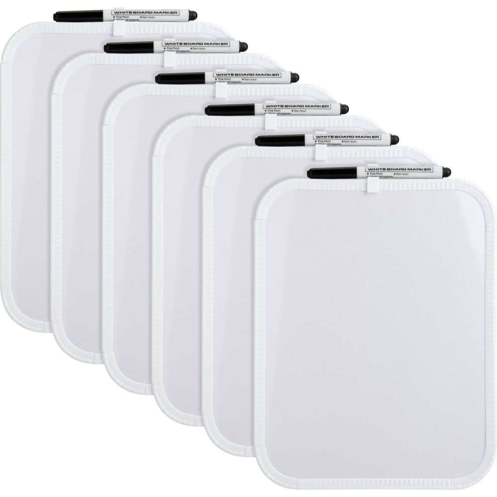 Lorell® Personal Dry-Erase Whiteboards, 11" x 8 1/2",
