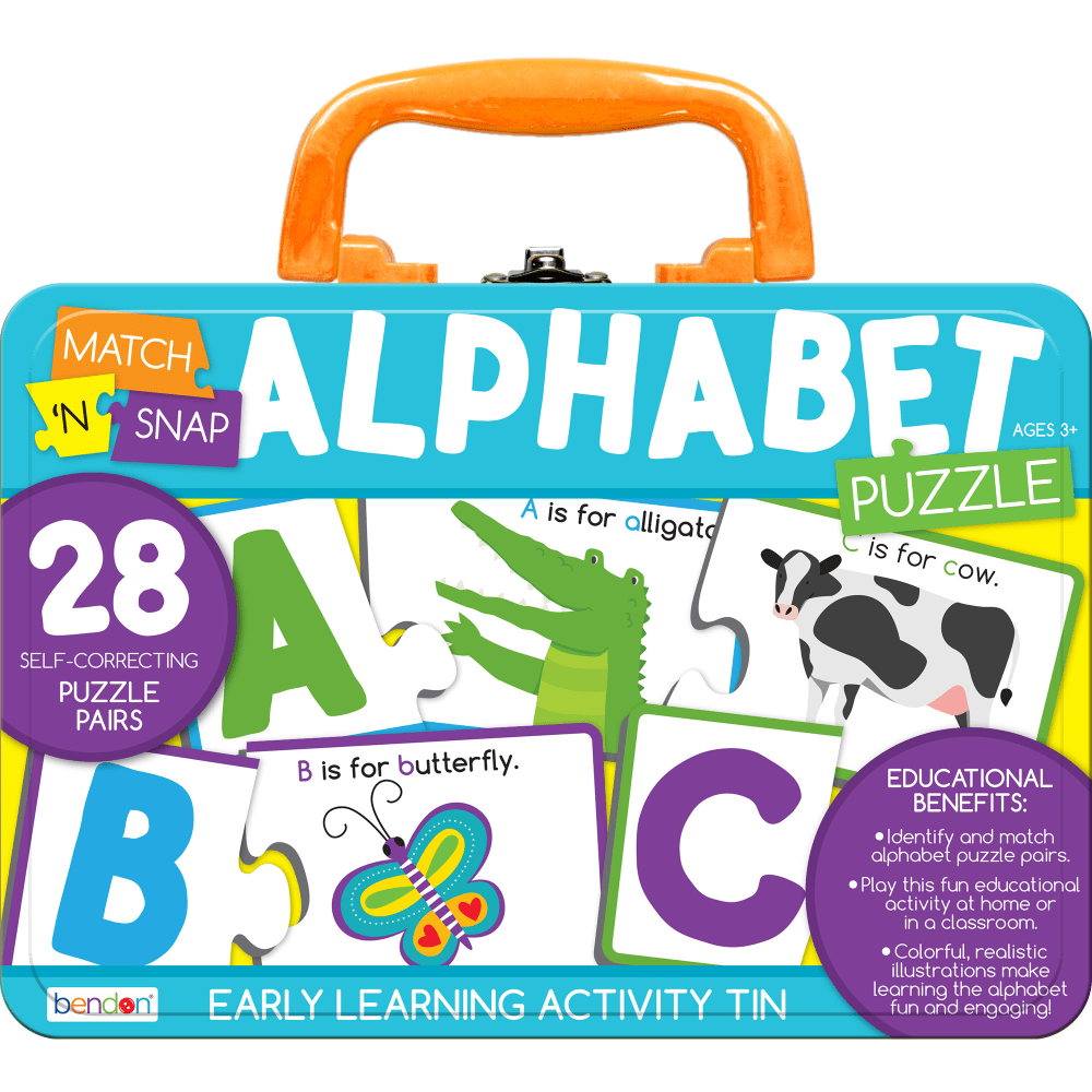 Bendon, Inc. Match N' Snap Puzzles In Lunchbox