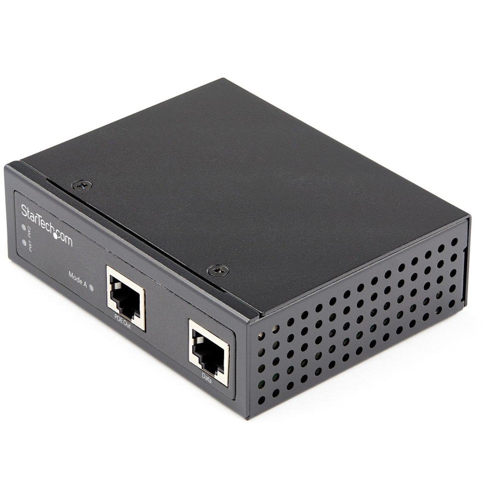 StarTech.com Industrial Gigabit Ethernet PoE Injector 30W 802.3at