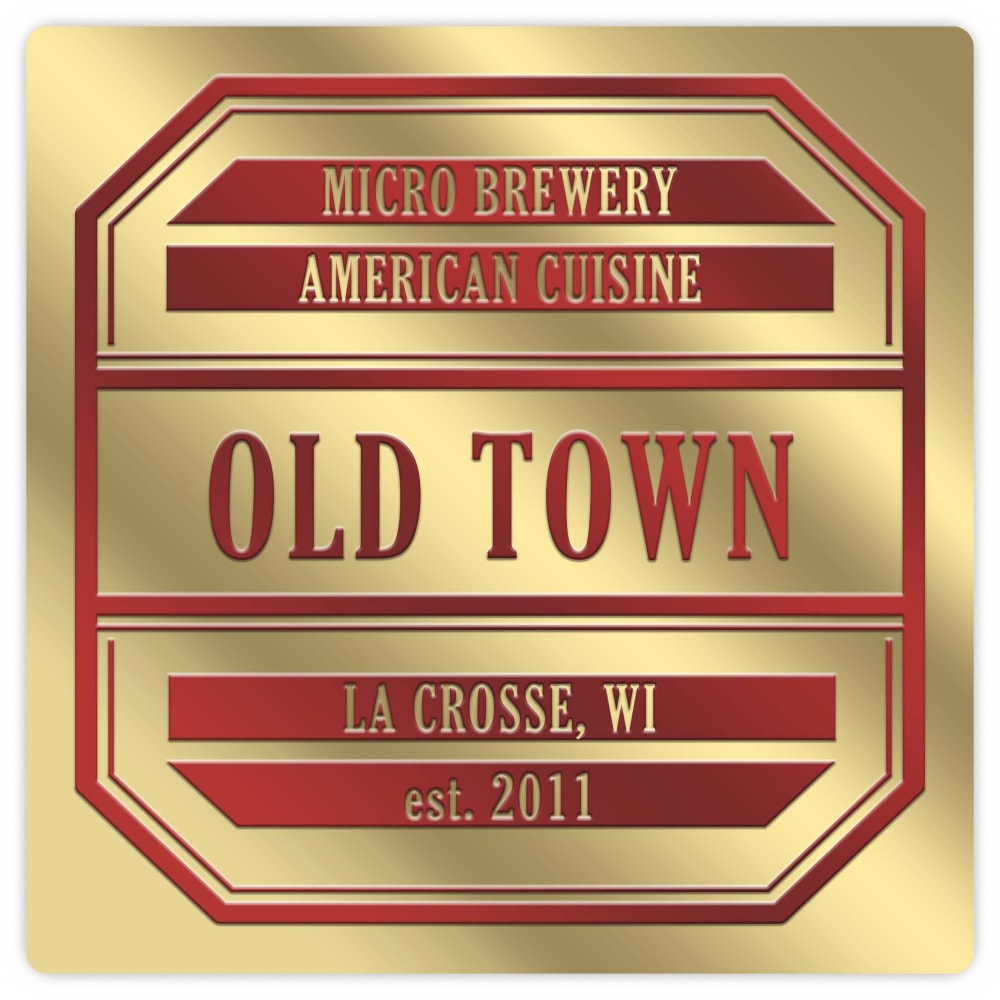 Custom 1-Color Foil-Embossed Labels And Stickers, 2" x