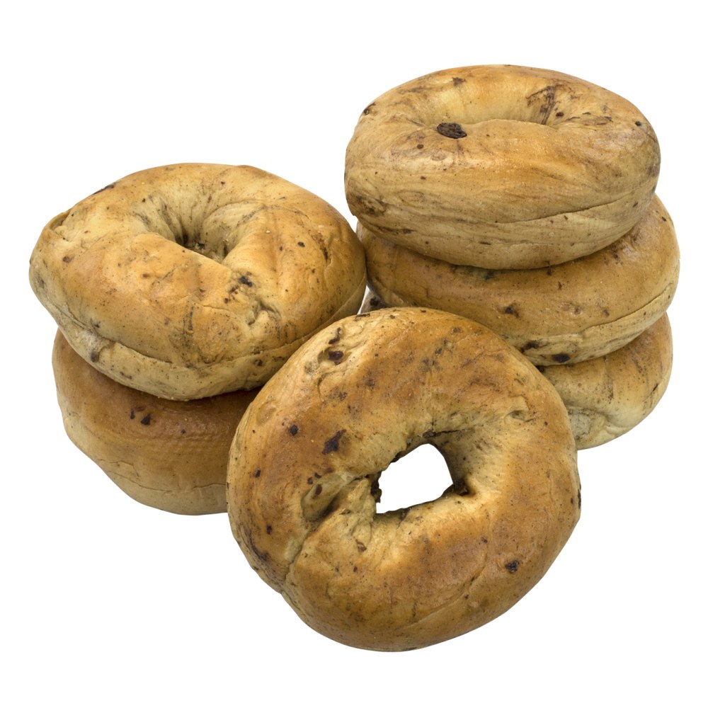 National Brand Fresh Cinnamon Raisin Bagels, Pack Of