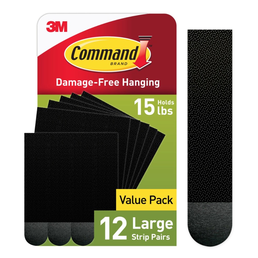 Command Large Picture Hanging Strips, 24 Command Strips,