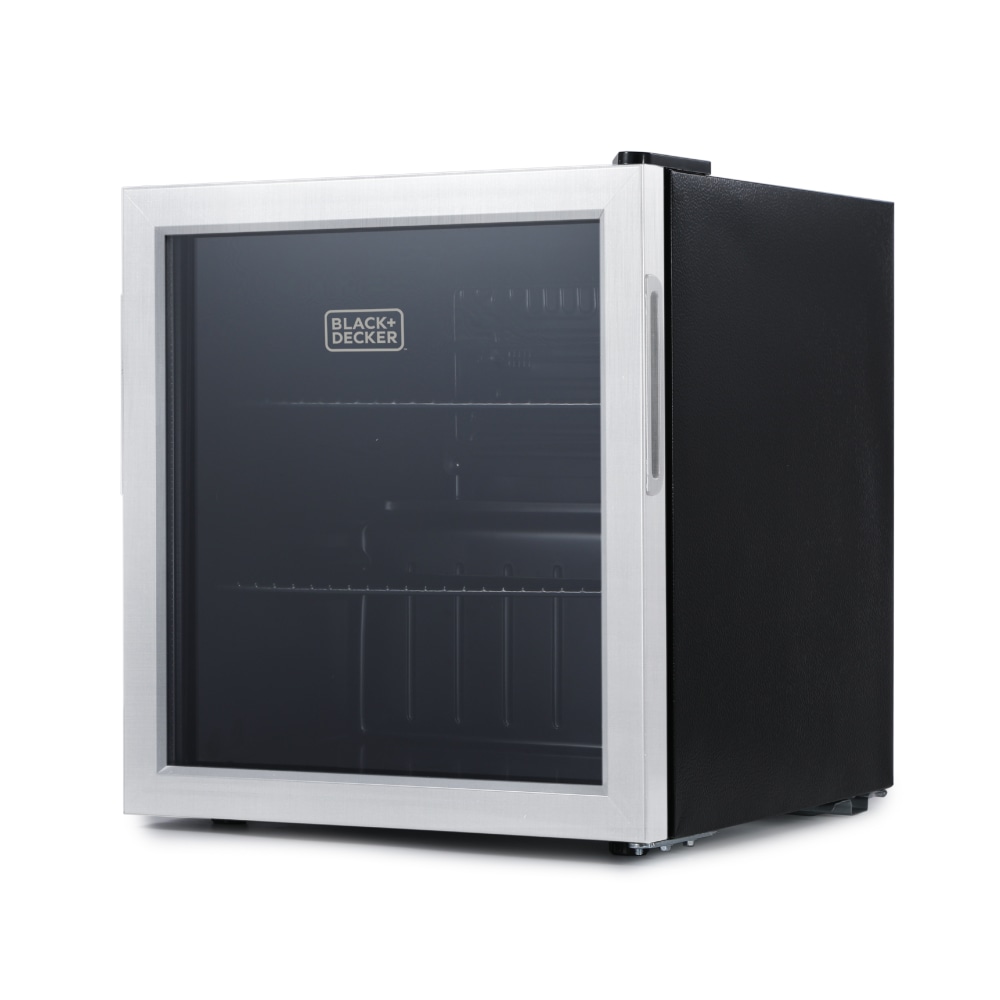 Black+Decker 1.7 Cu. Ft. Beverage Cooler, Black