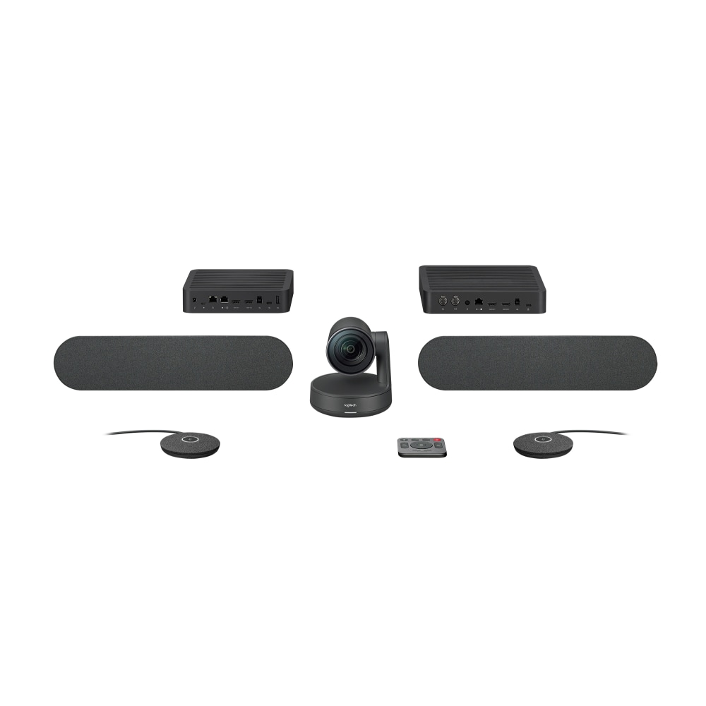 Logitech® Rally Plus Ultra-HD ConferenceCam, Black