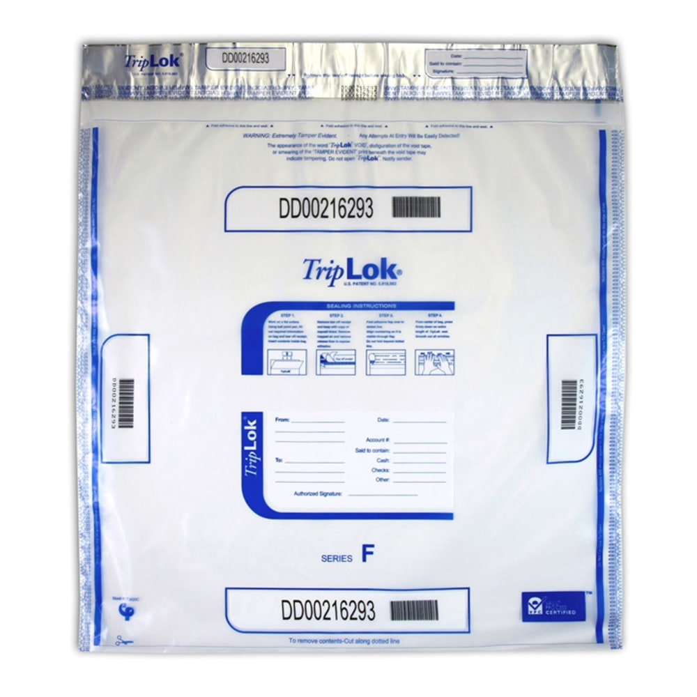 Control Group TripLOK Series F Security Bags, 20"