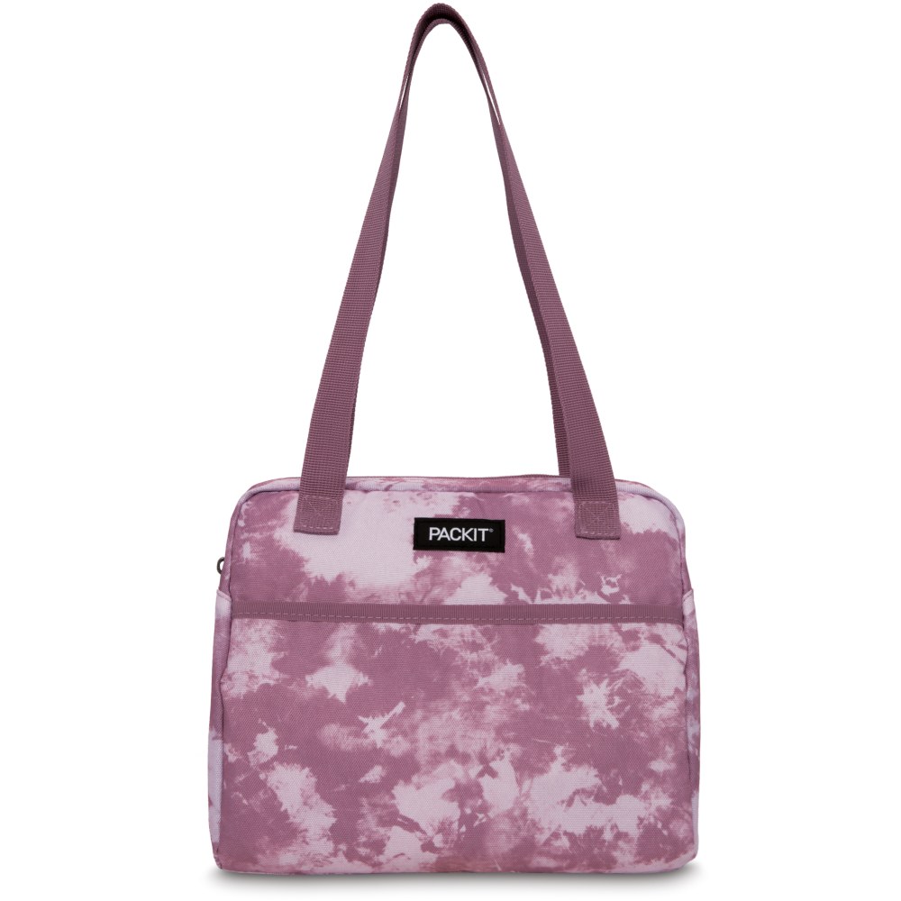 PackIt Freezable Hampton Lunch Bag, Mulberry Tie Dye