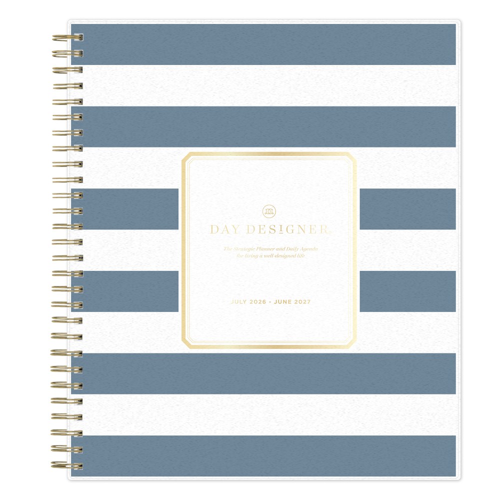 Planning Calendar DD Rugby Stripe Navy PP 8x10