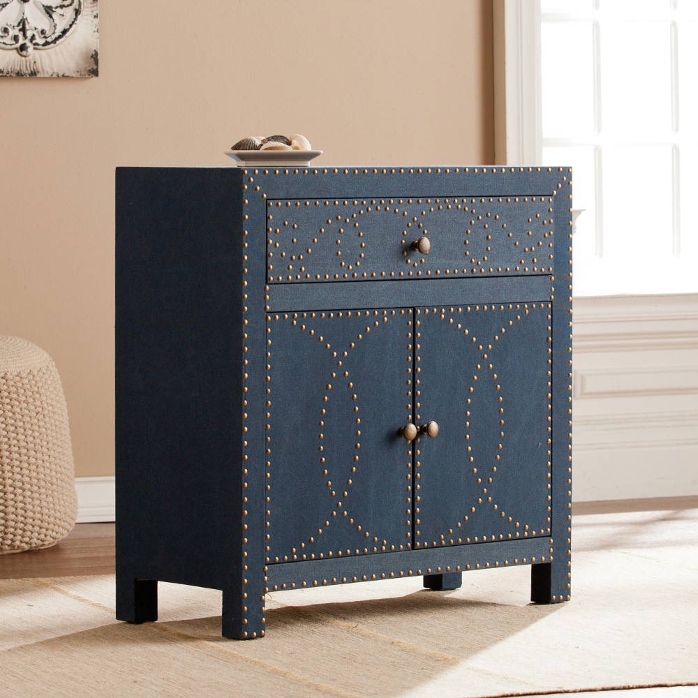 SEI Furniture Florian Engineered Wood Double-Door Cabinet, 2