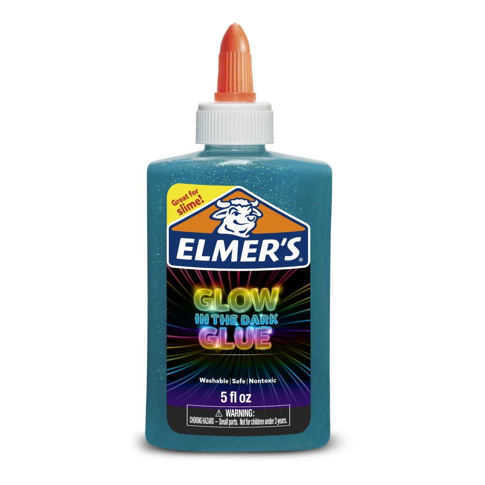 Elmer&#x27;s® Glow-In-The-Dark Liquid Glue, Blue, 5 Oz