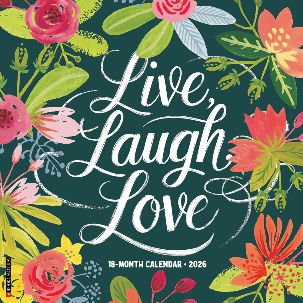 2026 Willow Creek Press Inspirational Monthly Wall Calendar,