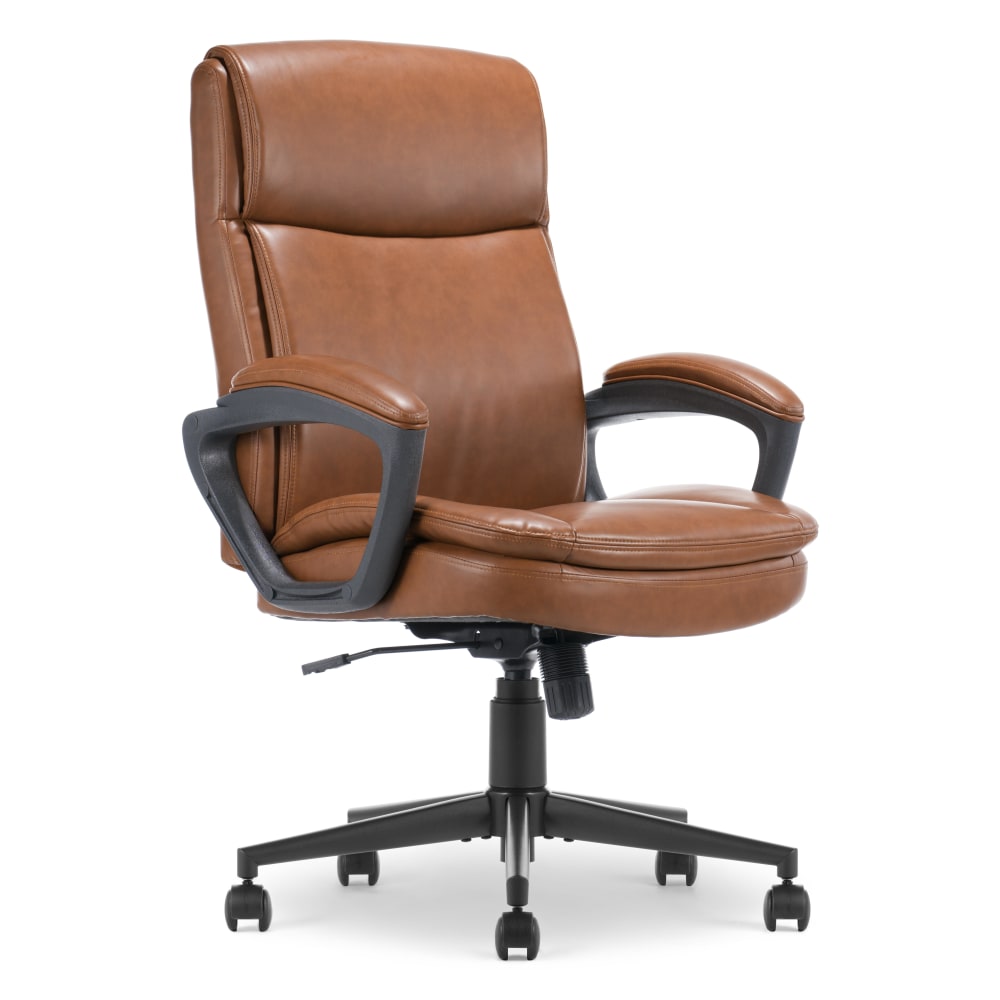 Serta® Comfort Ergo Ergonomic Bonded Leather Mid-Back Executive