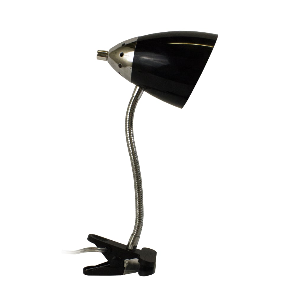 LimeLights Flossy Flexible Gooseneck Clip Desk Lamp, Adjustable,