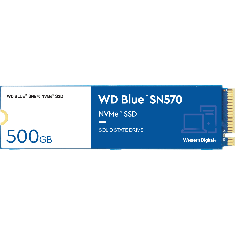 WD BLUE SN570 NVMe™ Internal SSD, 500GB, Blue