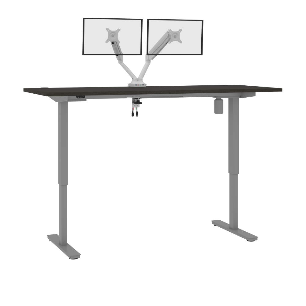 Bestar Upstand Electric 72"W Standing Desk With Dual