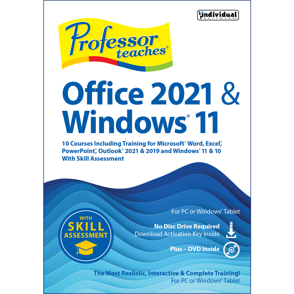 Individual Software Professor Teaches Office, 2021, For 1