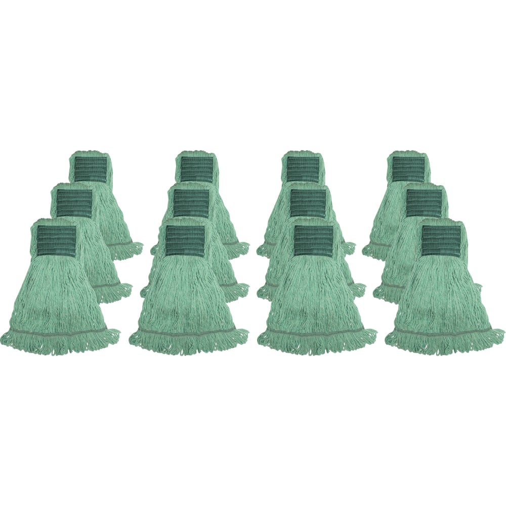 Genuine Joe Synthetic Blend Medium Mophead - Rayon,