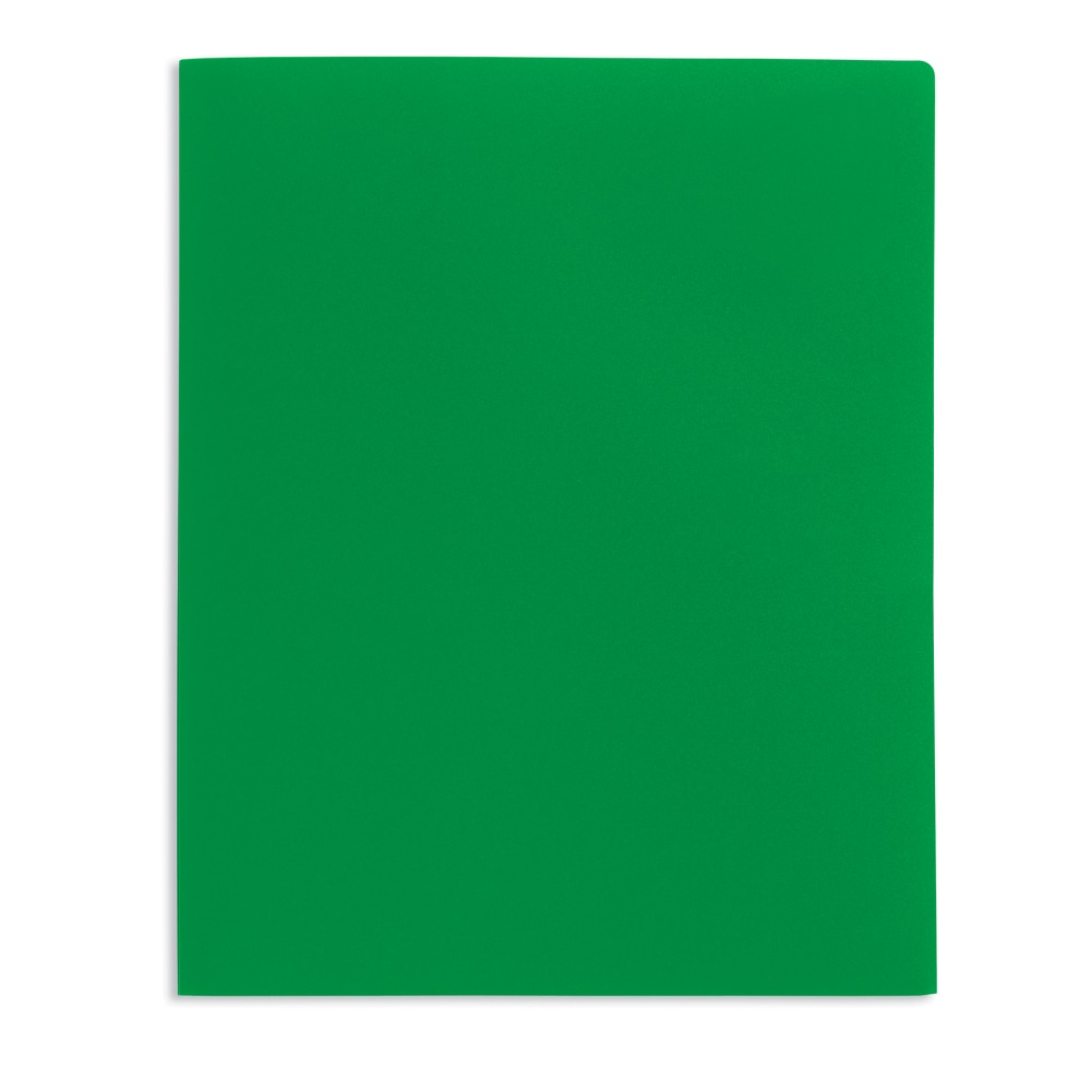 Office Depot® Brand School-Grade 2-Pocket Poly Folder, Letter
