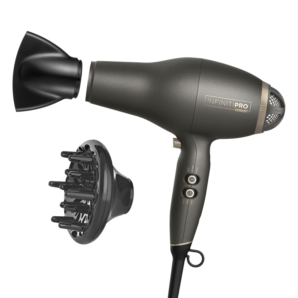Conair® InfinitiPRO FloMotion Pro Dryer, Full Size, Charcoal