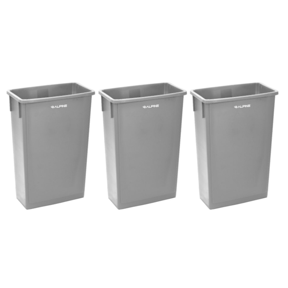 Alpine Industries Waste Basket Commercial Trash Cans, 23