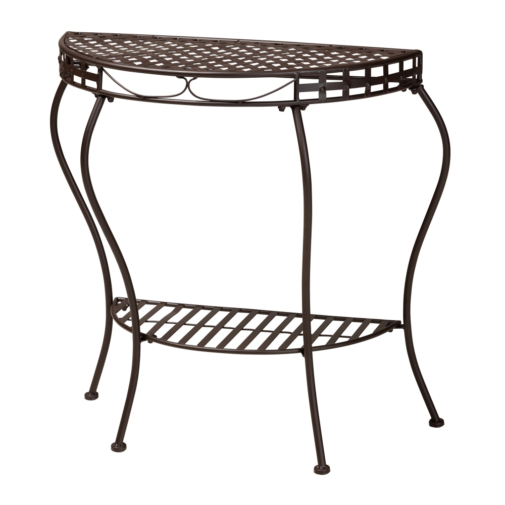 Baxton Studio Laraine Outdoor Console Table, 31-3/4"H x