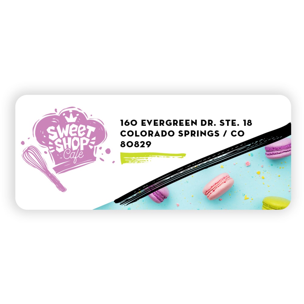 Custom Full-Color Printed Labels And Stickers, Rectangle, 1-1/4”