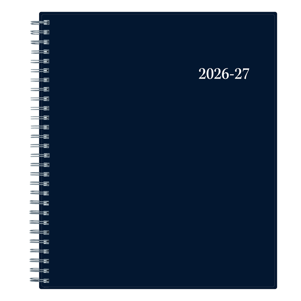 Planning Calendar BS Collegiate Navy PP 8x10 AY26–27