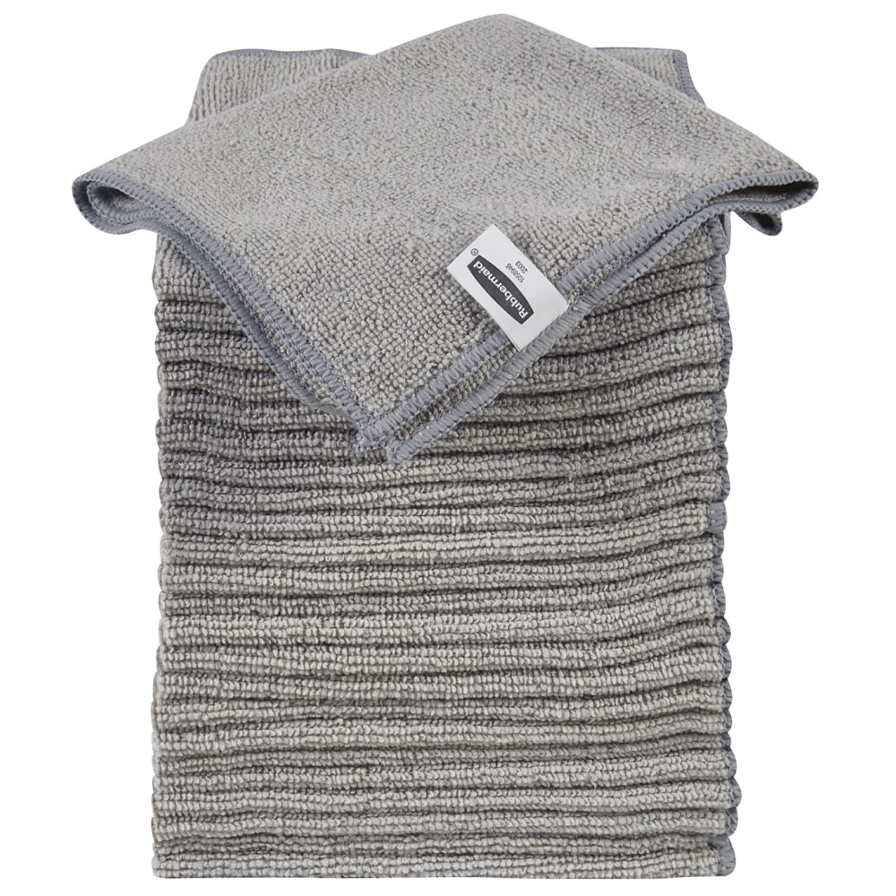 Rubbermaid 24-Pack Microfiber Cloth, Gray