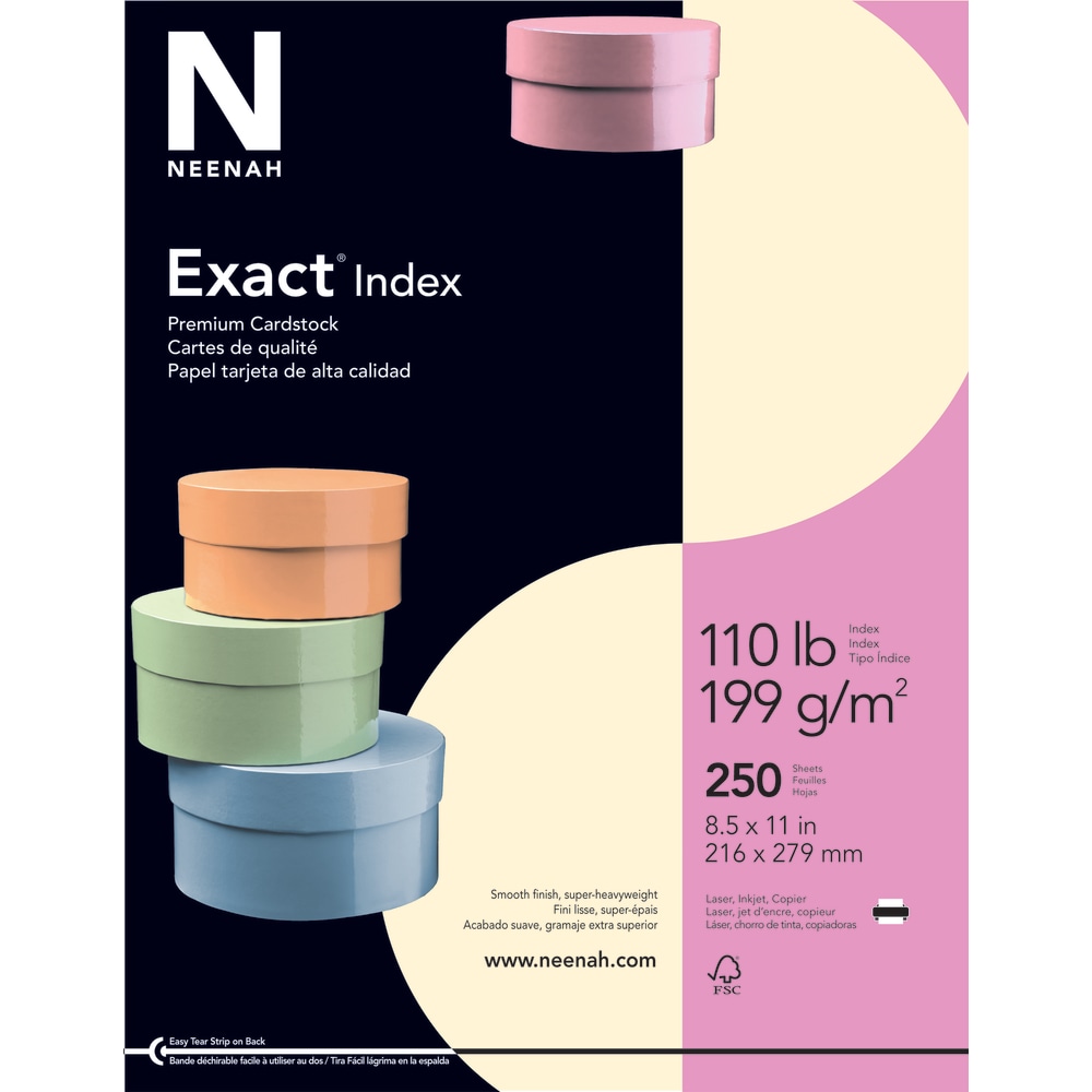 Neenah Exact® Index Card Stock, 8 1/2" x
